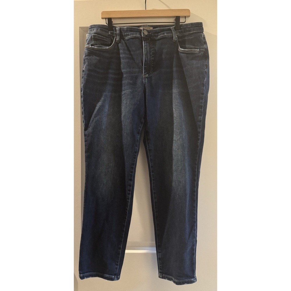 Kut From The Kloth Reese Fab Ab Ankle Straight Leg Jeans Womens 16W Dark Wash